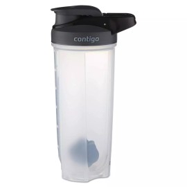 Contigo Shake Go Fit 28 oz Shaker Bottle Leak Proof Lid Rounded Bottom