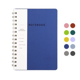 Lined Spiral Notebook College Ruled A5 Journal Book for Note Taking, 160 Pages Writing Journal for Office and Home School Supplies 5.8x8.2 inch - Navy Blue