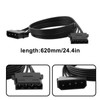 YINETTECH 4 Pin Molex Hard Disk Power Supply Extension Cord
