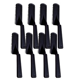 anneratteryer Pack of 8 Hair Comb Curling Comb for Curls Hair Dye Brush Hair Highlight Comb Women Hair Styling Comb Tool for Colouring Tool Brush Balance Women (Black)