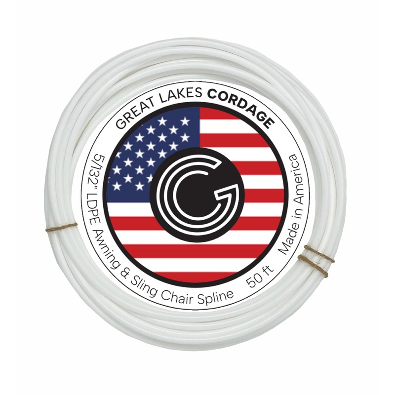 5/32" LDPE Awning & Sling Chair Spline Cord, 50 ft