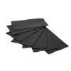 Black Dinner Napkins | 2-Ply | 15" x 17" |