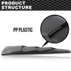 CROSSDESIGN Quarter Side Window Louvers Board Compatible with Ford Mustang