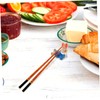 RORPOIR 5Pcs Cute Rabbit Ceramic Chopstick Holder Set Decorative Animal