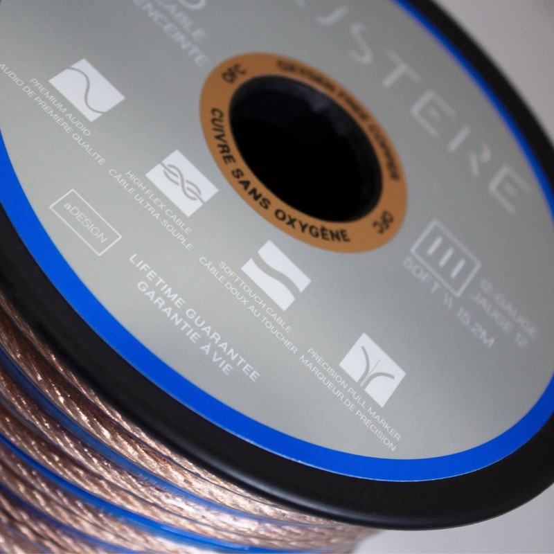 AUSTERE III Series Speaker Cable 50ft Oxygen Free Copper, Soft-Touch