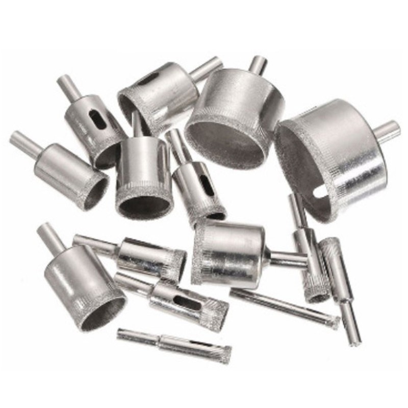 15Pcs Marble Hole Opener Stainless Steel Incisive Marble Drill Bits