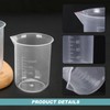 Small Measuring Jug 8 Pcs Plastic Small Measuring Cup Transparent
