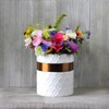 Home Acre Designs Kitchen Utensil Holder - Large Ceramic Farmhouse