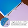 HABGP 16Pcs/2 Set 3 Ring Binder Dividers with Tabs, 8