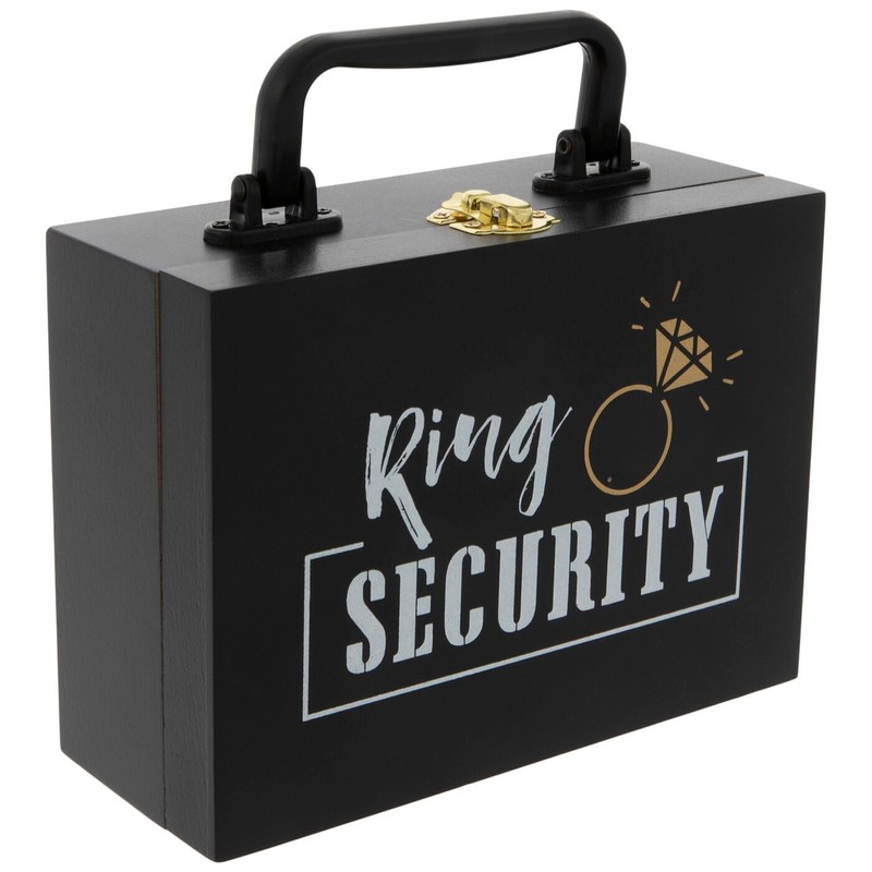 Hobby Lobby Ring Security Wood Briefcase Box