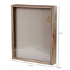 Shadow Box 13x16 Display Linen Background and 8 Stick Pins
