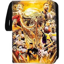 Football Star Trading Card Album 400 Card Capacity 50 Pages with 4 Pockets per Page