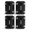REARACE 2 Pair Motorcycle Bumper Blocks, 22MM/25MM/28MM Engine Guard Bumper