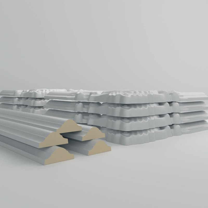 28"W x 72"H Ashford Panel Moulding Kit (Double Panel)