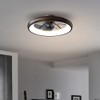 CIKASS Ceiling Fan with Lights Dimmable LED Reversible Blades Timing