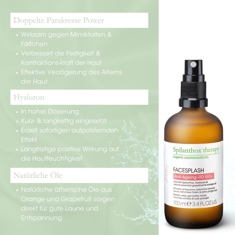 Spilanthox Therapy - Facesplash Anti-Ageing To Go - 100 ml