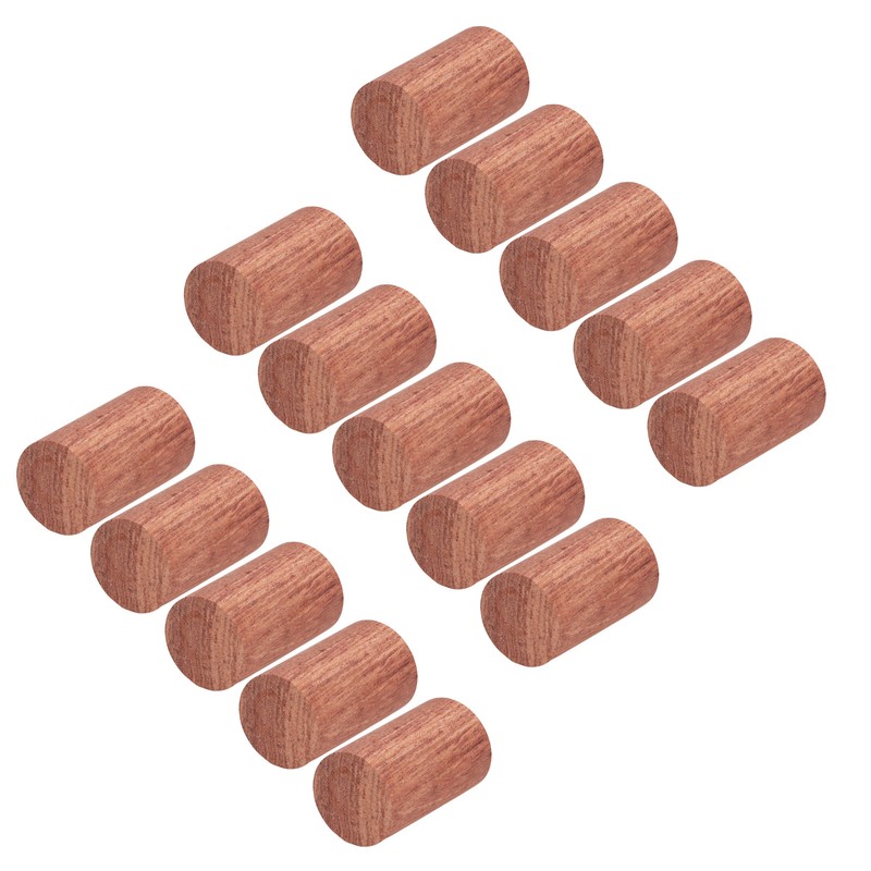 15Pcs Wooden Essential Oil Diffuser Rosewood Portable Mini Round Aromatherapy