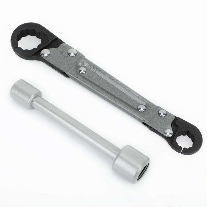 Holdly Plumbing Tools Angle Stop Wrench Kit, Angle-on Wrench Professional