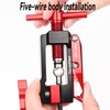 Bike Hydraulic Hose Cutter, Needle Driver & 8pcs Brass Olives