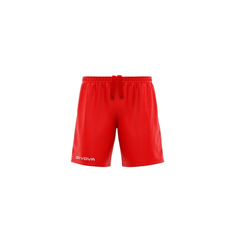 GIVOVA Pantaloncino Capo Interlock Rosso Tg. L