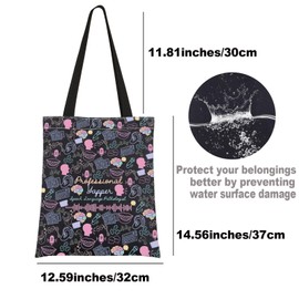 MYSOMY Speech Therapist Tote Bag Speech Pathologist Gifts Speech Therapist Shoulder Bag Speech Therapy Gifts SLP Tote Bag (Speech Language TG UK2)