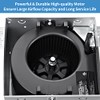 JOEAONZ Bathroom Exhaust Fan 110 CFM Very Quiet with Matel