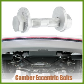 HOPESPANNER 2 Set Eccentric Alignment Camber Bolt for Toyota RAV4 2010 2011 2012 2013 2014-2018 No.4840942030 Suspension Control Arm Cam Adjustment Nut Kit 48409-42030 Vehicle Components