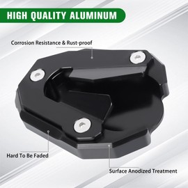 CHIFUN Kickstand Enlarger Pad Side Stand Extension Plate Replacement for Tiger900 Rally Pro 2021 2022 2023 (Silver)