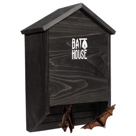 Sobalai Bat Houses for Outdoors for Tree, 2 Chamber Bat Boxes for Outside to Attract Bats to Land and Roost, Durable and Easy to Hang