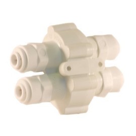 Hydronamic (ASV-100-JG) Auto Shut Off Valve w/ 1/4" Quick Connect Fittings White