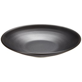 Hakusan Toki Black Charcoal Glaze (φ12 x 2.2 cm) Black (Approx.) φ4.7 x 0.8 inches (12 x 2.2 cm), Ceramic Tea Holder Hasami Ware, Made in Japan