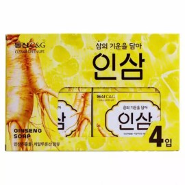 Dongsan C&G 인삼 x 동산씨앤지 90g 4개입 비누 건강한 Ginseng x Dongshan C&G 90g 4-piece Healthy Soap