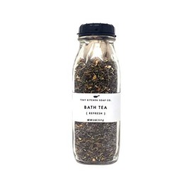 Herbal Bath Tea - Refresh (Organic Herbs & Pure Essential Oils) - Handmade with Reusable Muslin Bag