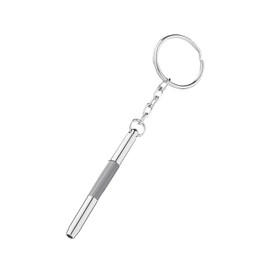 Pagezol 3 in 1 Mini Glasses Screwdriver, Multifunction Eyeglass Screwdriver, Portable Glasses Screwdriver, Keychain Screwdriver Hand Repair Tool, Micro Screwdriver Tool for Glasses (Silver)