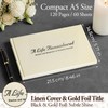 Condolence Book, Funeral Guest Book, in Loving Memory, 120 Blank