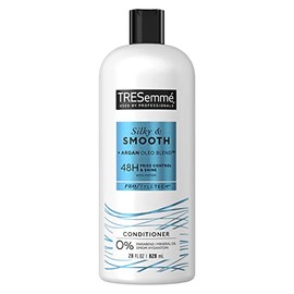 TRESemmé Silky & Smooth Anti-Frizz Conditioner for Frizzy Hair Formulated With Pro Style Technology 28 oz