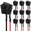 Pack of 10 Rocker Switches, Hanibos SPST Switch 10A/125V 6A/250V