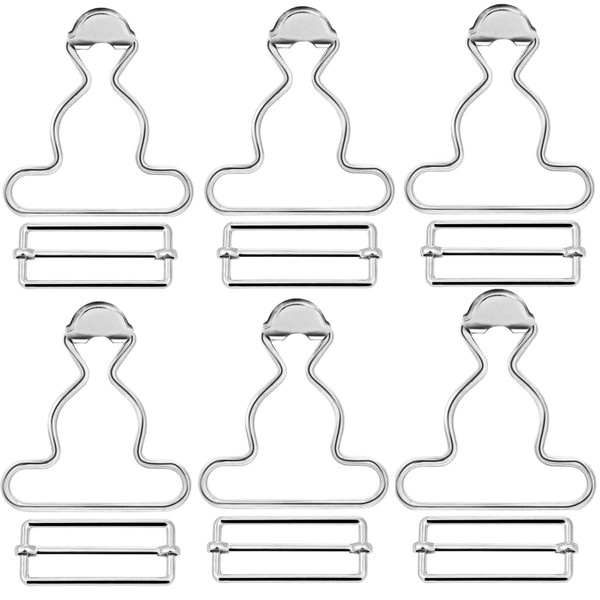 CXYYFIA 3 Pairs Dungaree Clips Adjustable Buckle Clip Overall Braces