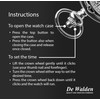 De Walden Golfing Gifts for Men Pewter Golf Pocket Watch