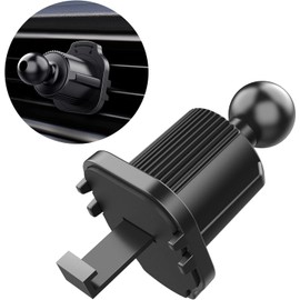 Black Universal Air Vent Clip For Car Phone Mount Cellphone Holder Vent Grip W Joint Ball Dia- For Most Car Phone Bracket Universal Air Vent Clip For Car Phone Cellphone Holder Vent Grip (17mm )