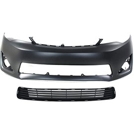 Garage-Pro Bumper Cover Set of 2 Compatible with 2012-2014 Toyota Camry