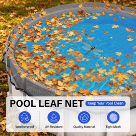 Pool Leaf Net 21FT Cover Round Pool Net Cover for Above Ground Pool
