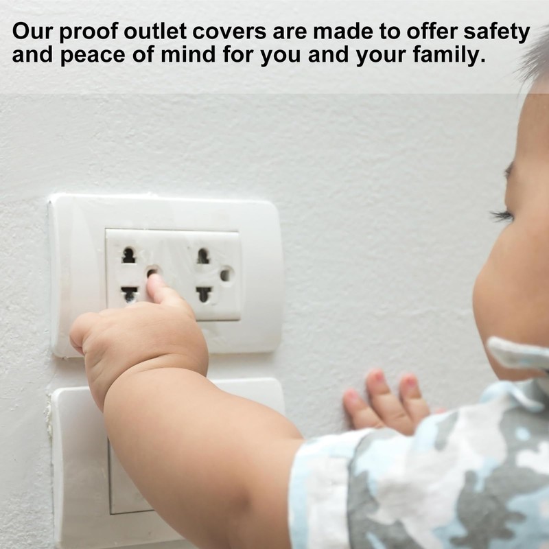 MECCANIXITY 24 Pack Outlet Covers Proofing, Plug Covers Easy Installation
