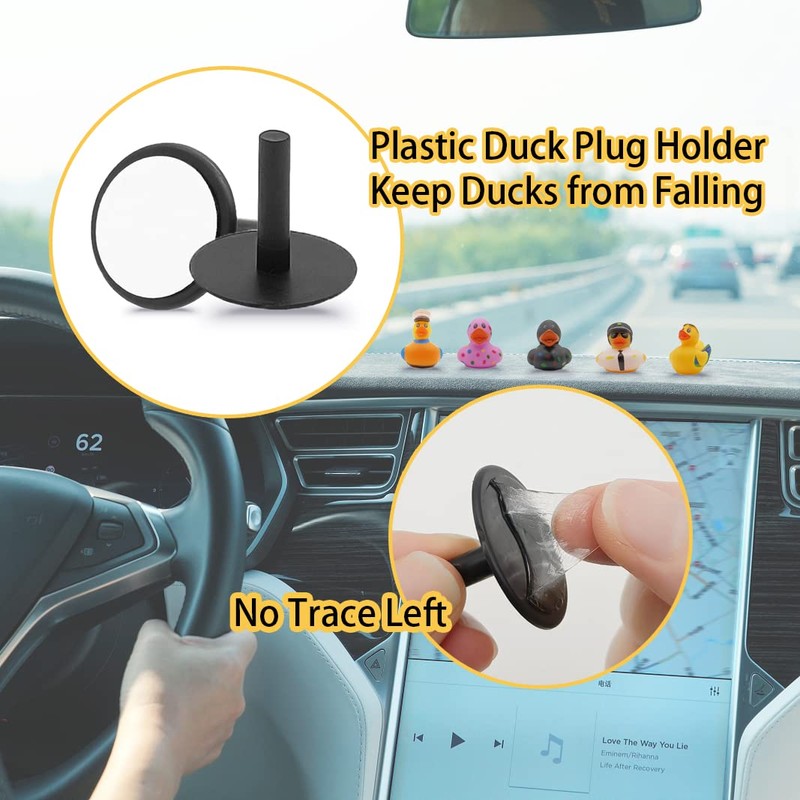 Jeep Duck Holder Plastic Duck Plug for Jeep Dash Rubber