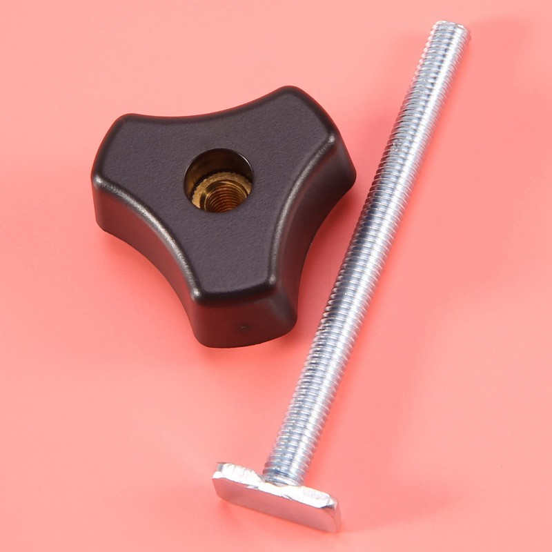 ZDSFSD 2 Set T Screw and M8 Plastic Handle,Metal Quick