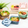 Prestoor Bento Lunch Box Pack of 2 Leakproof Salad and