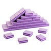 50 Pcs Mini Nail Buffer 180/100 Grit Buffing Blocks for