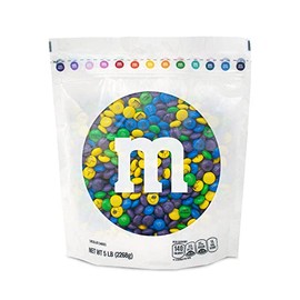 M&M'S WORLD Milk Chocolate Birthday Candy - 5lbs of Bulk Candy for Birthday Party, Party Favors, Goody Bag Stuffers and More