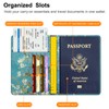 Fintie Passport Cover - Premium Faux Leather Passport Protective Cover