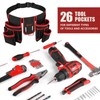Magnetic Tool Belt for Men, 26 Pockets Heavy Duty Tool